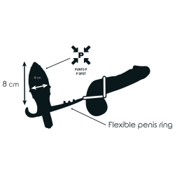 Addicted Toys - Plug Anal Avec Double Anneau Noir
